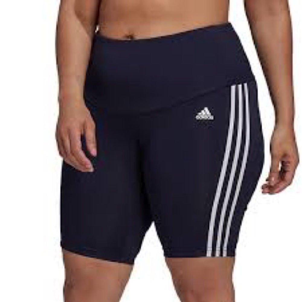Adidas Women's Dark Blue Athletic Shorts leggings 3X